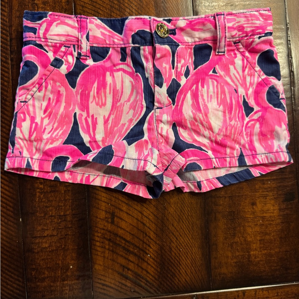 Girls Lilly Pulitzer Pink and Blue Shorts
